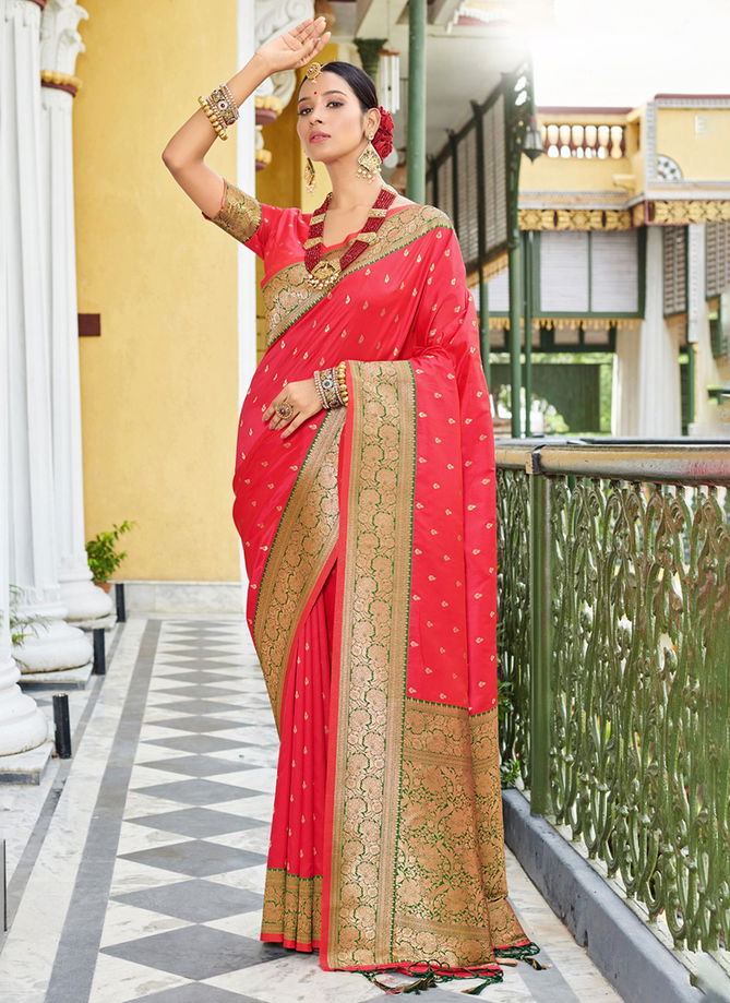 Abhi Silk By Sangam Designer Banarasi Silk Sarees Catalog